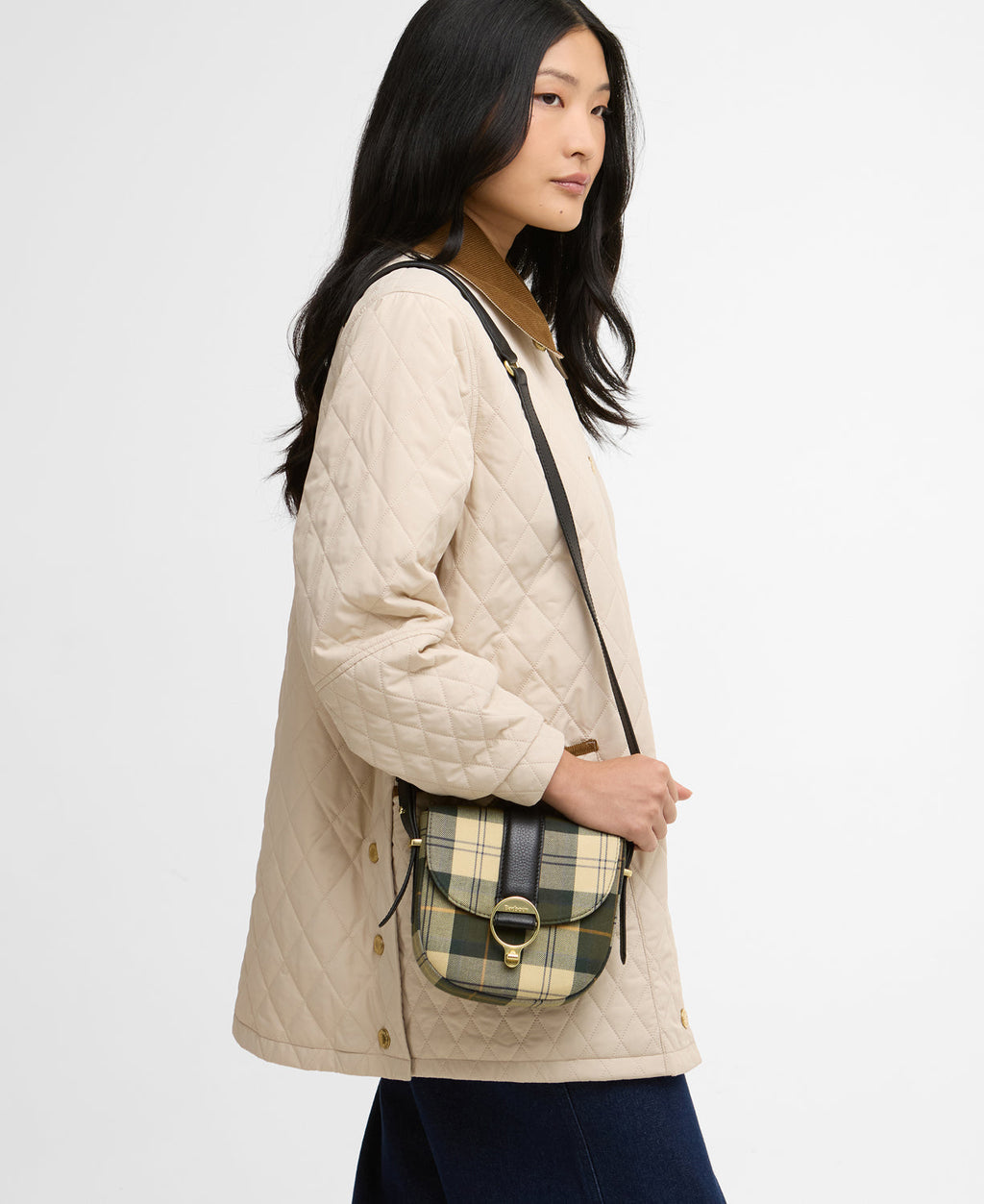 Barbour Elm Tartan Crossbody Bag