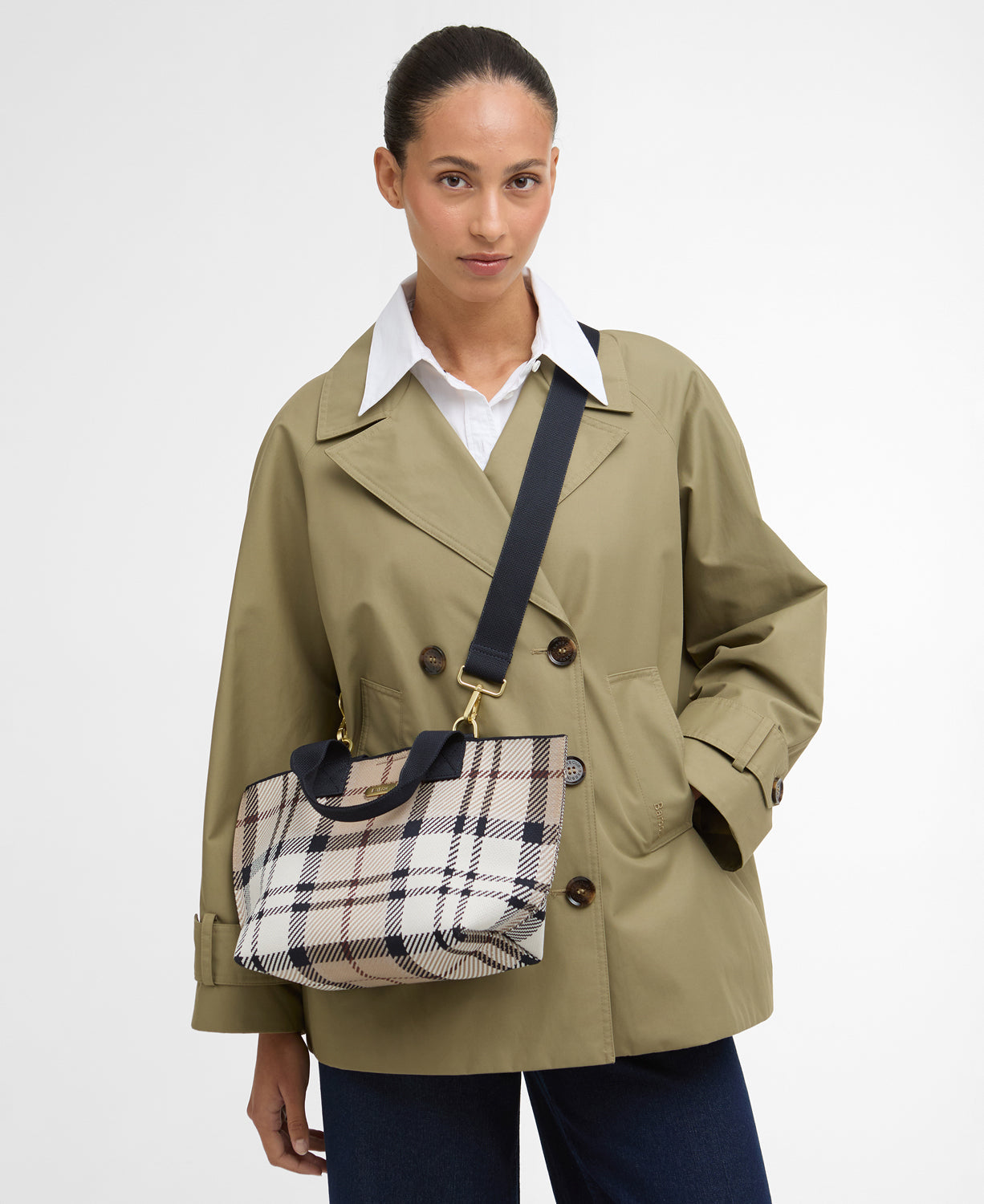 Barbour Layla Tartan Mini Tote Bag