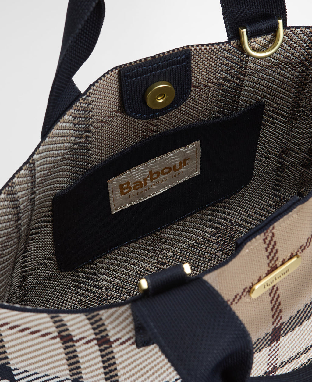 Barbour Layla Tartan Mini Tote Bag