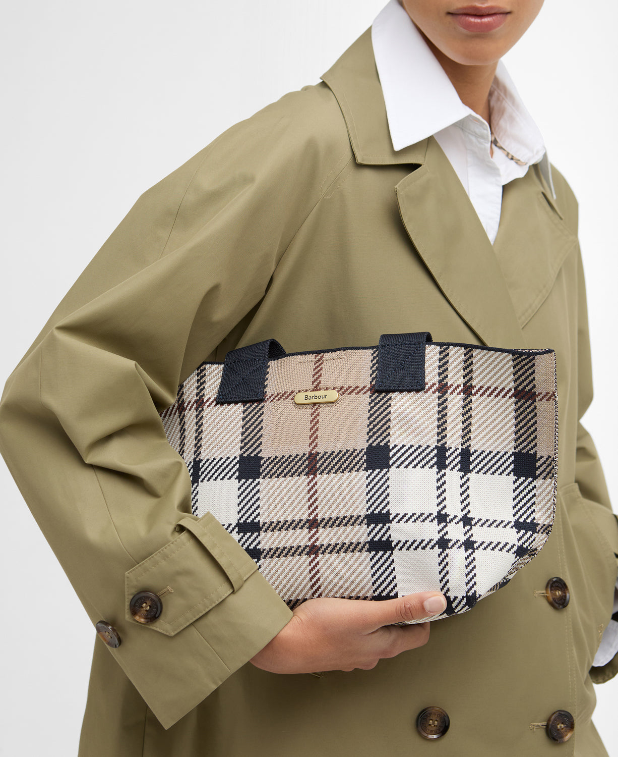 Barbour Layla Tartan Mini Tote Bag