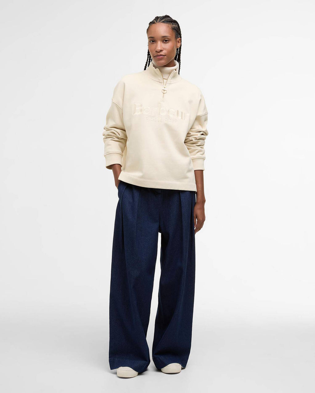 Barbour Sara Half Zip Sweatshirt