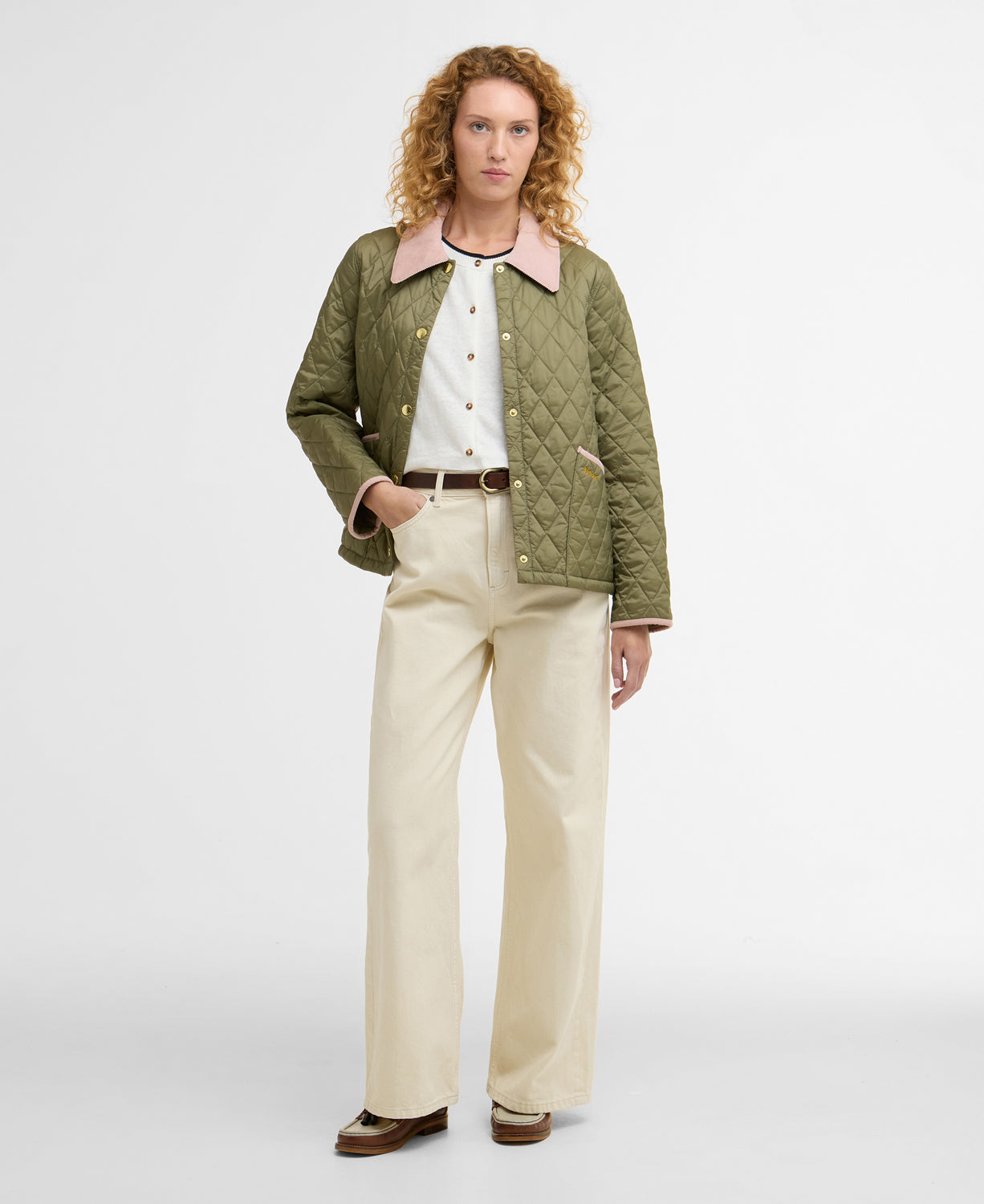 Barbour Icons Cropped Liddesdale Quilted Jacket