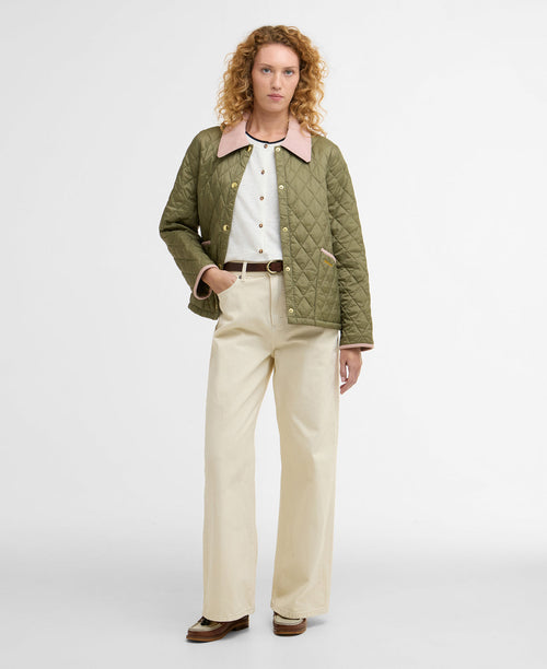Barbour Icons Cropped Liddesdale Quilted Jacket