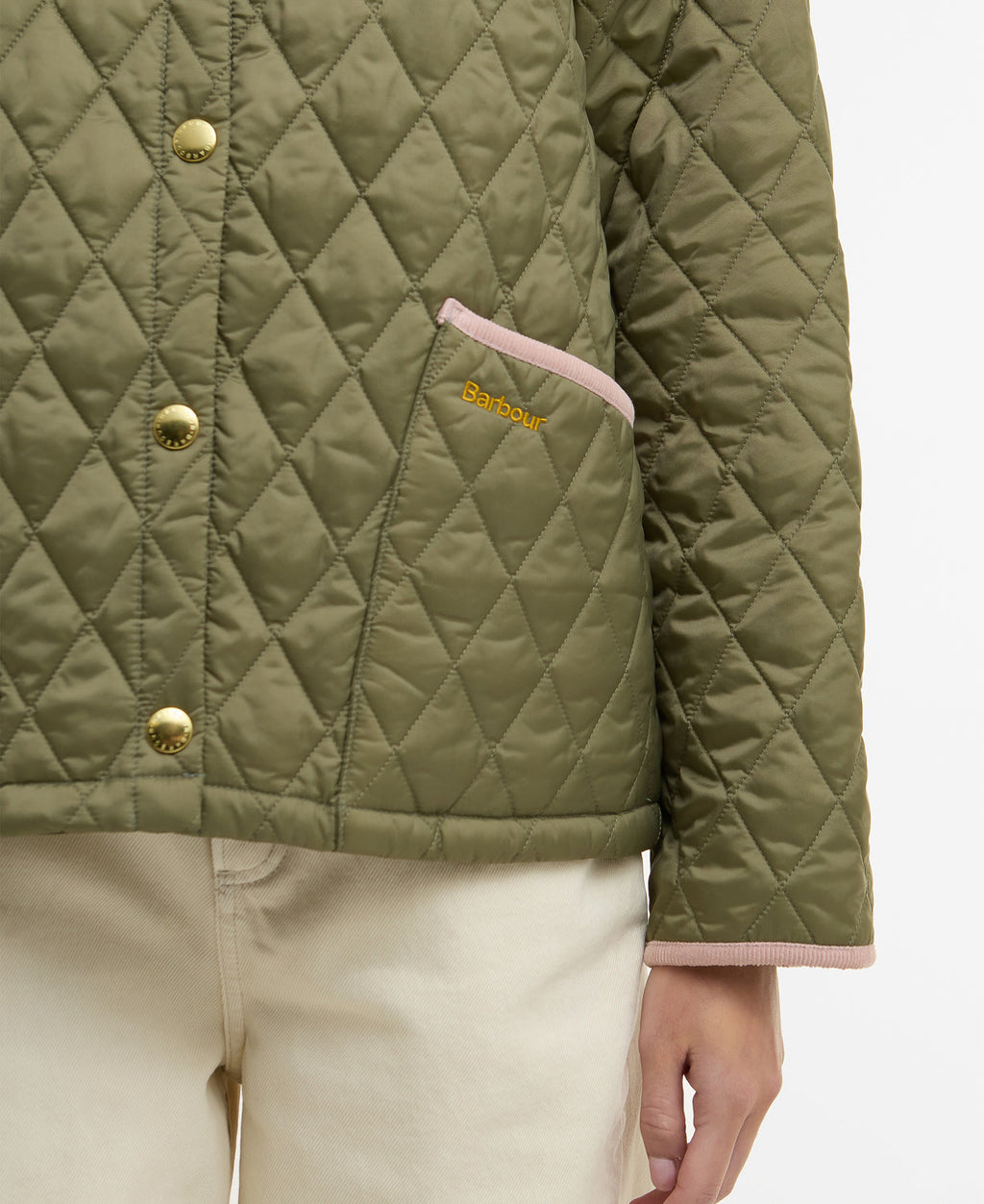 Barbour Icons Cropped Liddesdale Quilted Jacket