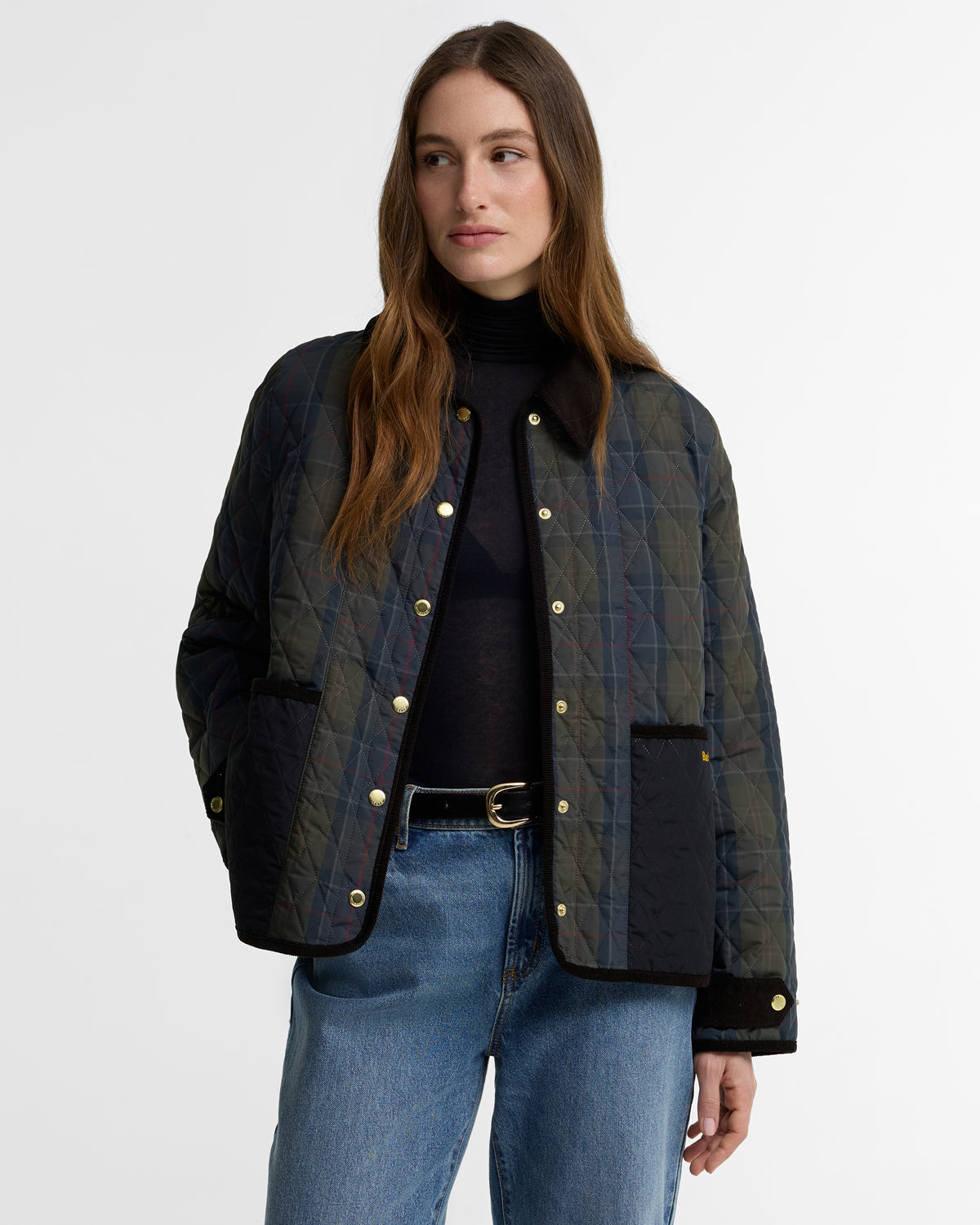 Barbour Ainsdale Checked Quilted Jacket