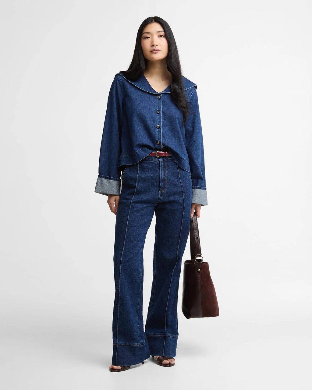 Barbour Dartmoor Denim Boxy Shirt
