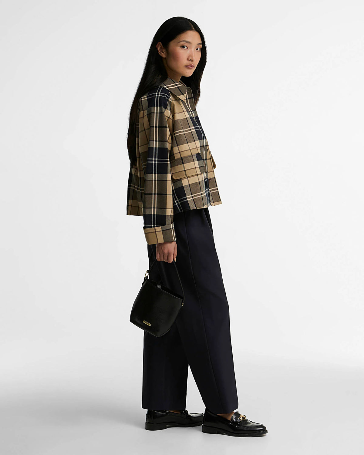 Barbour Delilah Tartan Showerproof Jacket