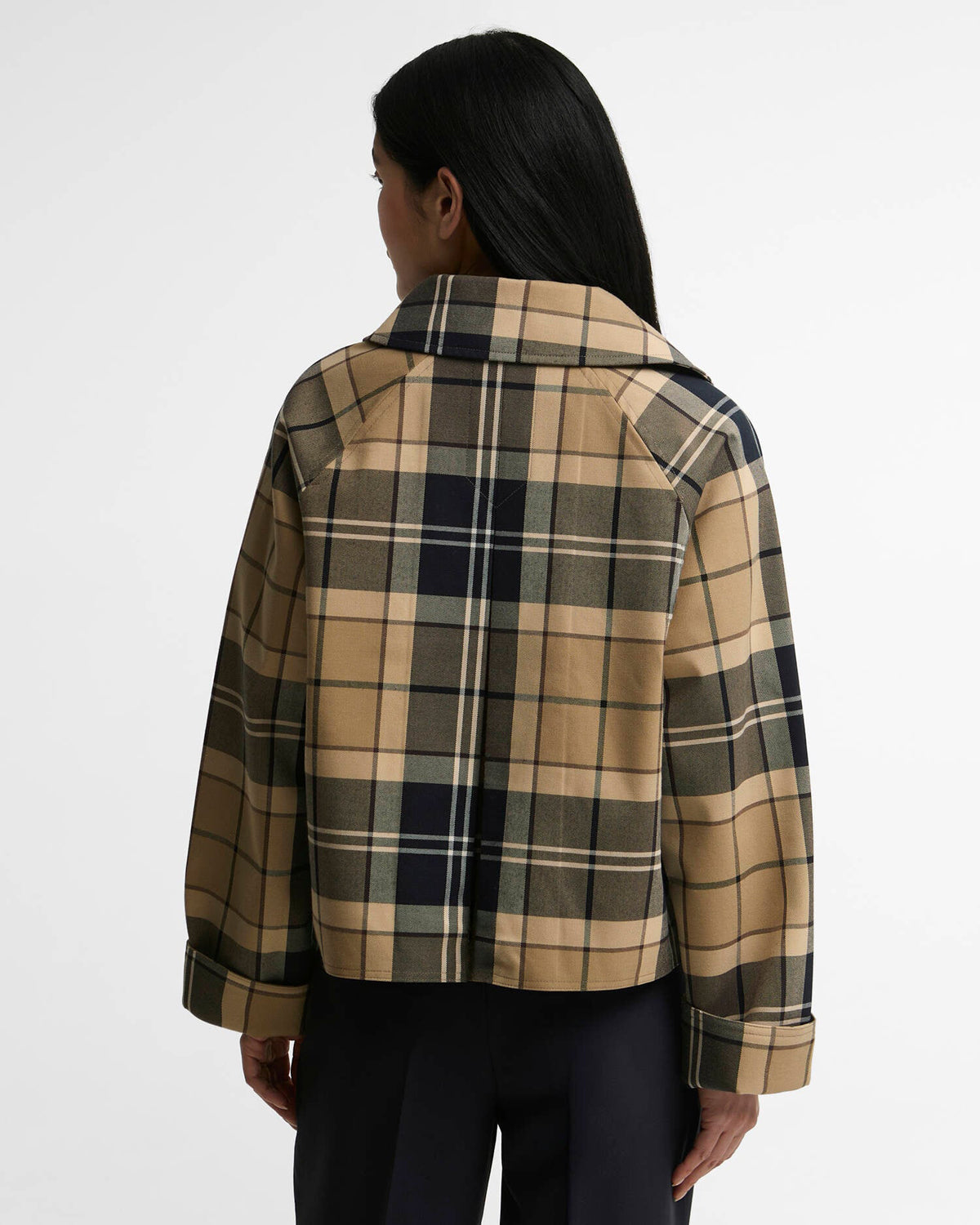 Barbour Delilah Tartan Showerproof Jacket