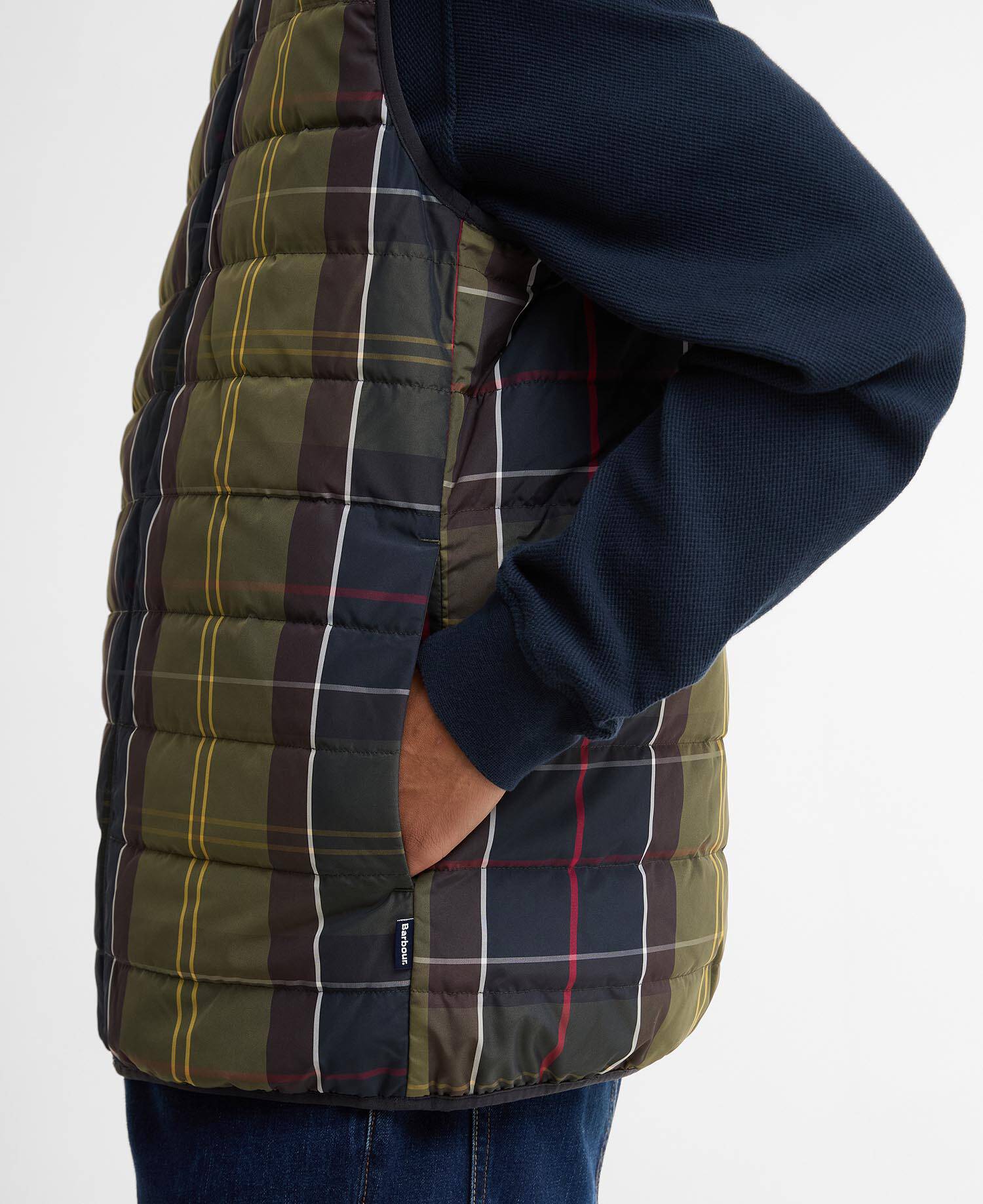 Barbour Reversible Tartan Puffer Gilet