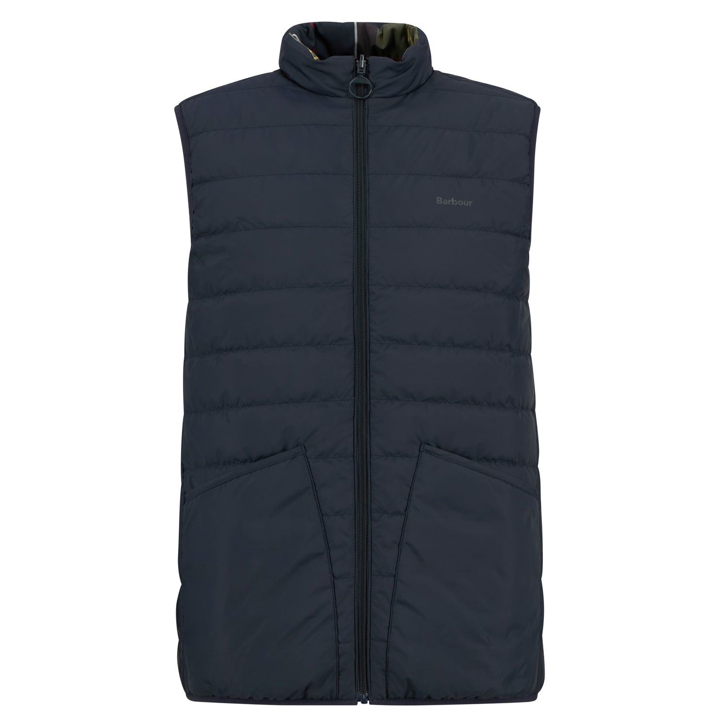 Barbour Reversible Tartan Puffer Gilet