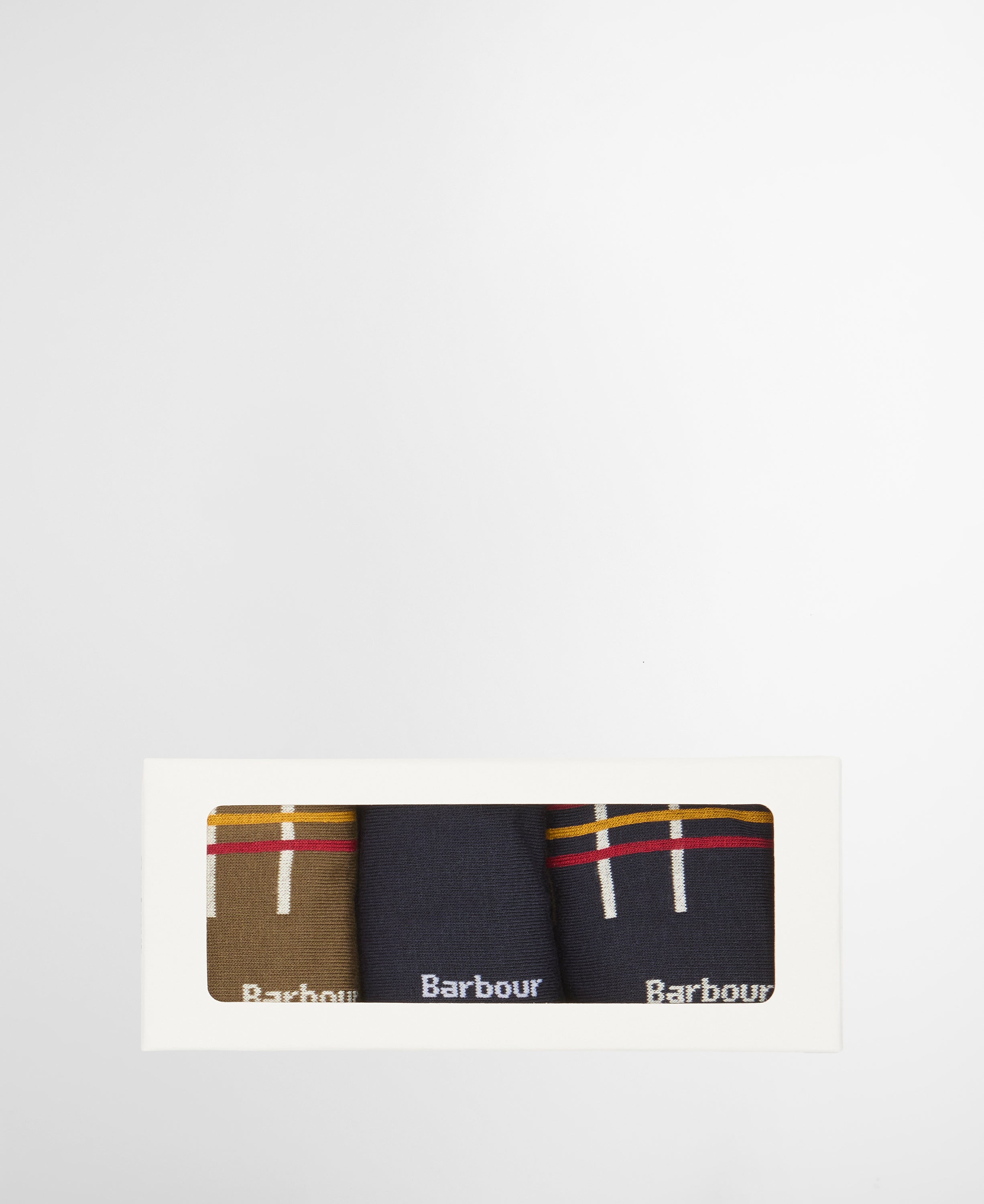 Barbour Tartan Socks Gift Box