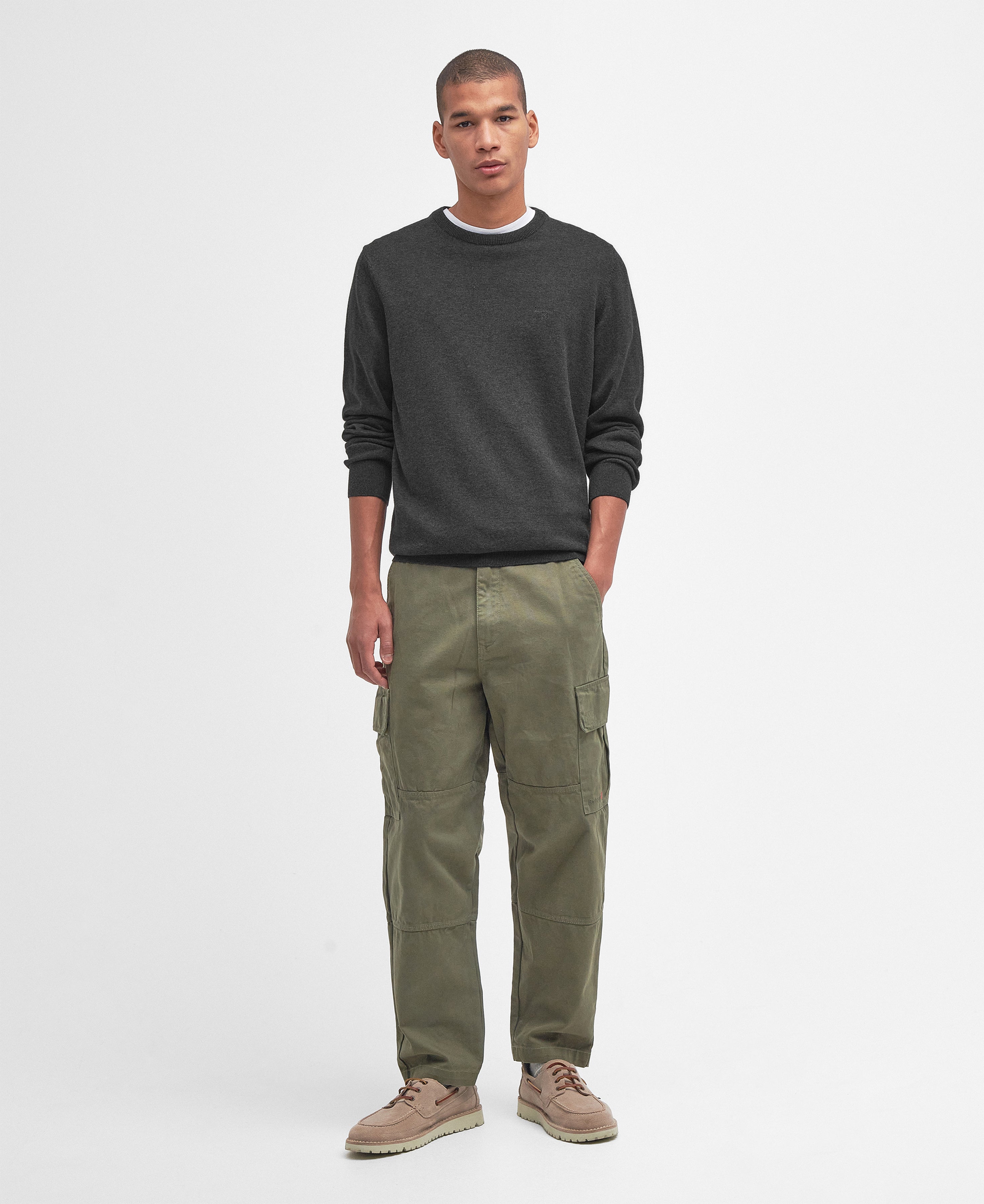 Barbour Pima Cotton Crew Neck Sweater