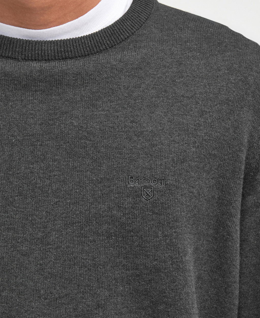 Barbour Pima Cotton Crew Neck Sweater