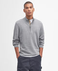 Barbour Cotton Half Zip Knitted Jumper