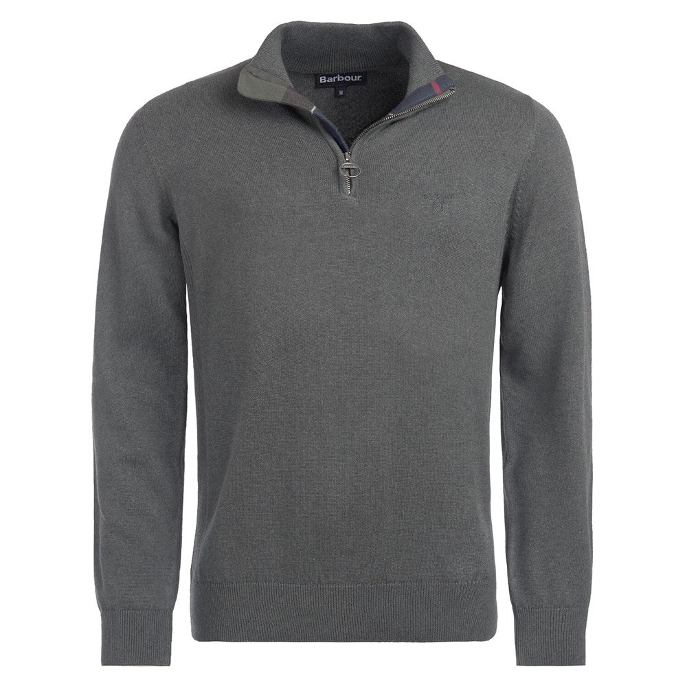 Barbour Cotton Half Zip Knitted Jumper
