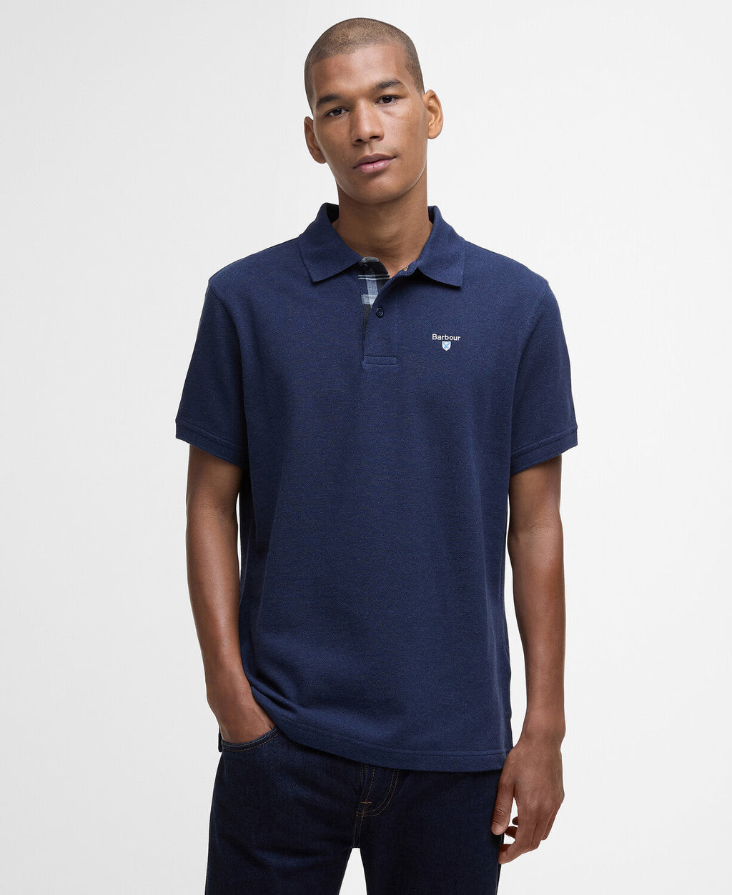 Barbour Tartan Pique Polo Shirt