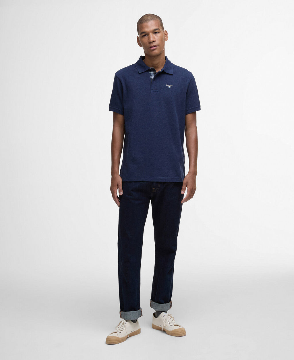 Barbour Tartan Pique Polo Shirt