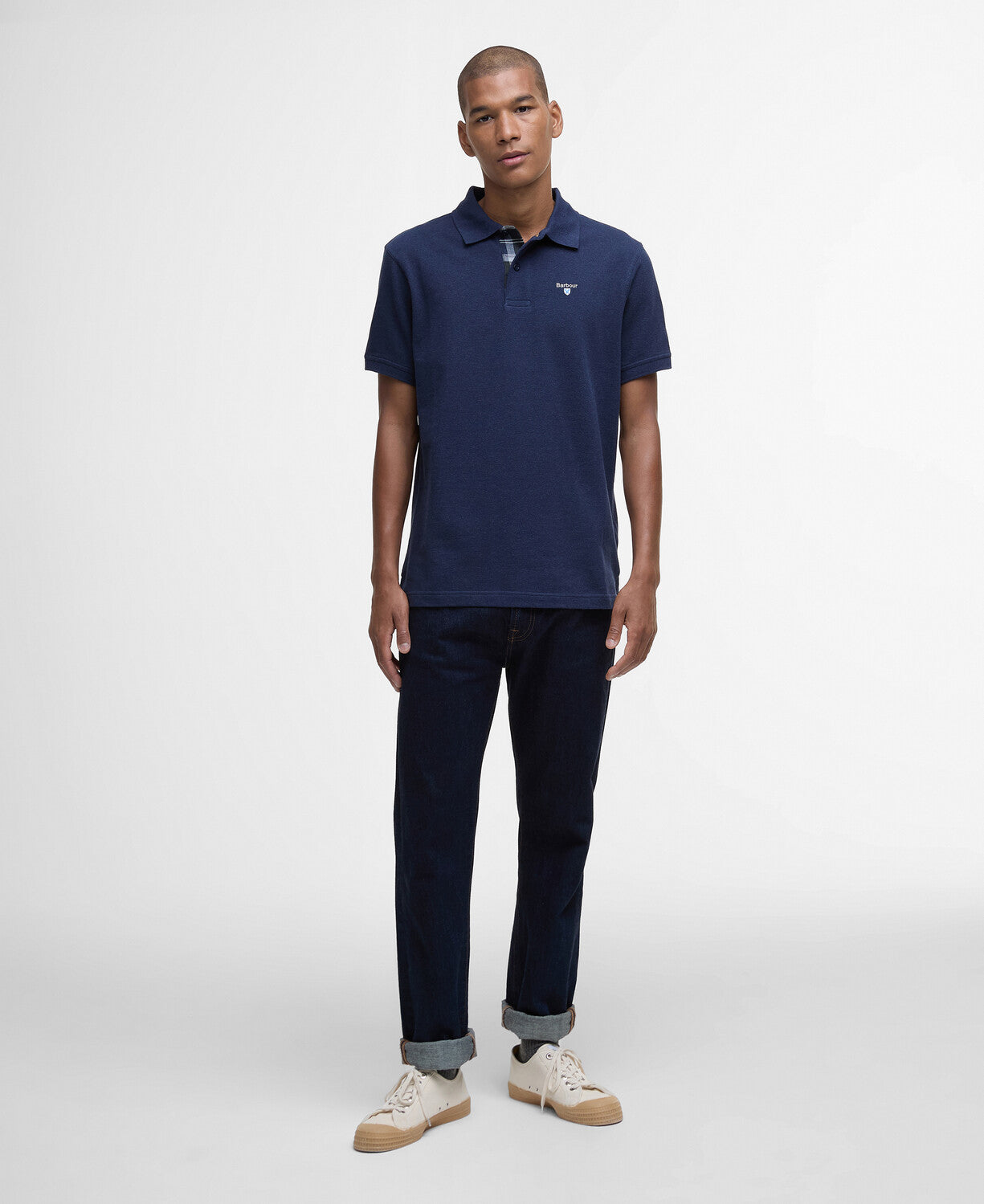 Barbour Tartan Pique Polo Shirt