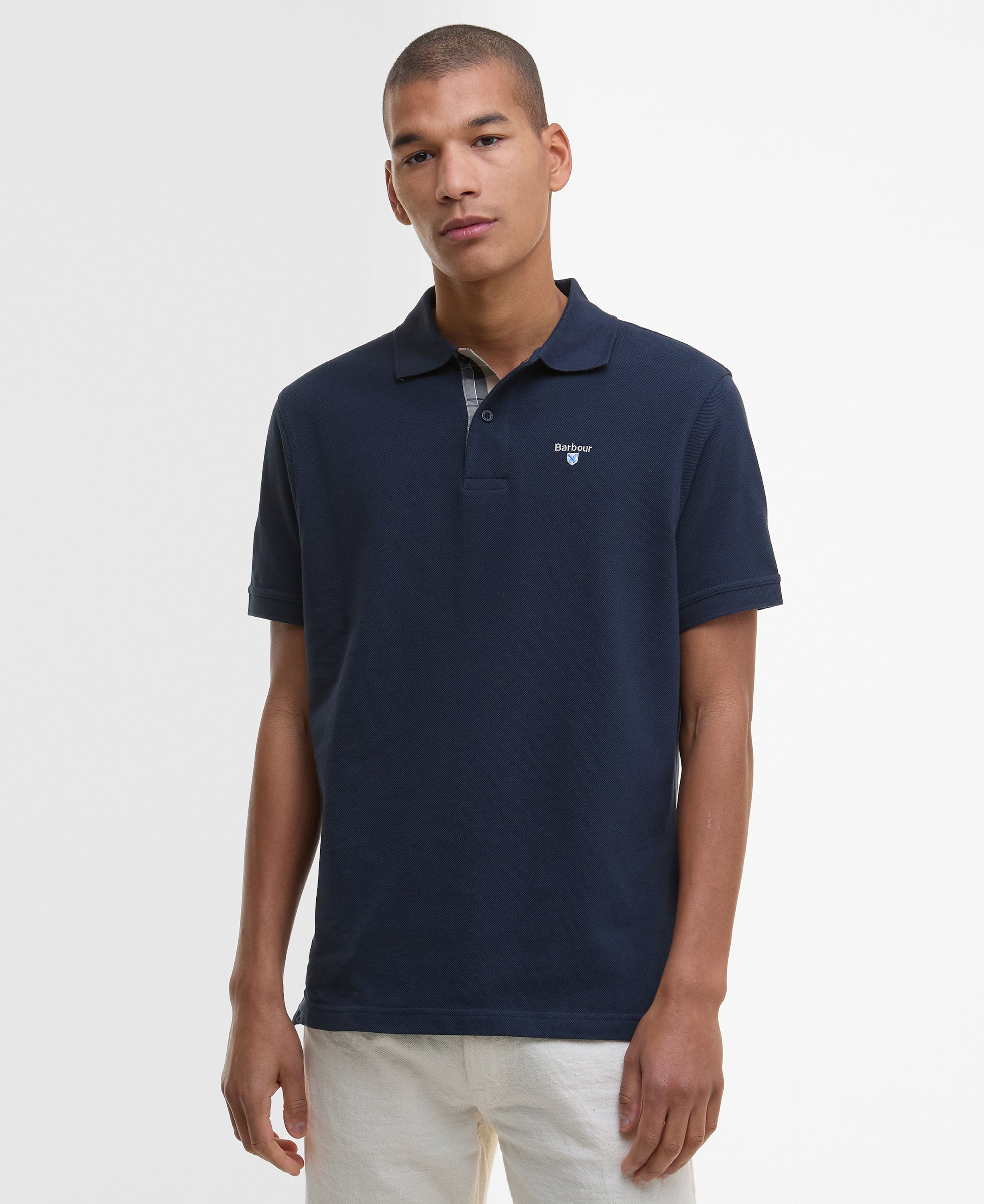 Barbour Tartan Pique Tailored Polo Shirt
