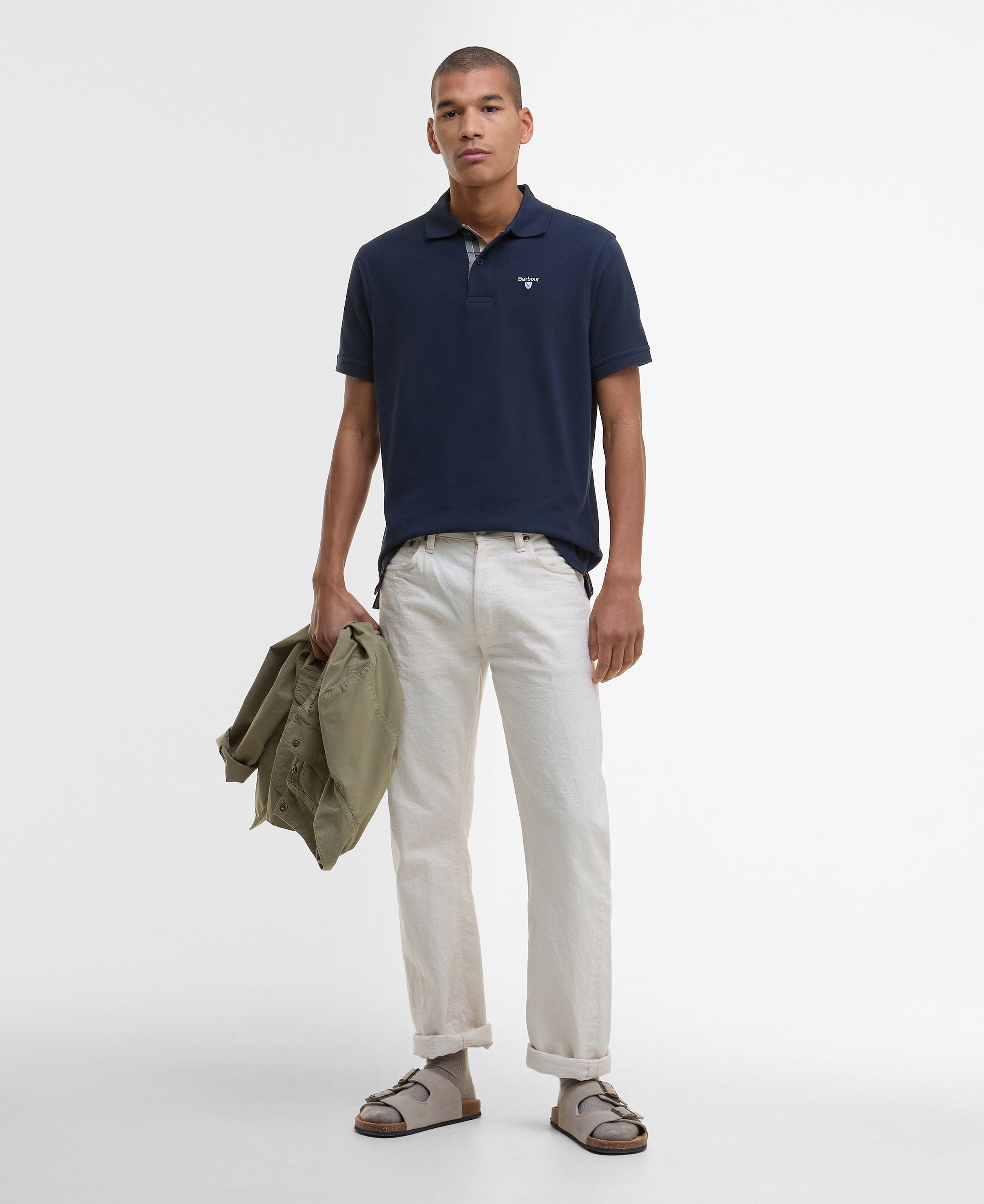 Barbour Tartan Pique Tailored Polo Shirt
