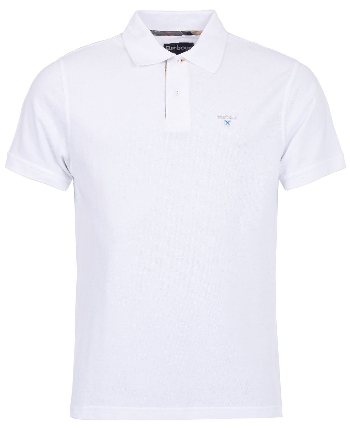 Barbour Tartan Pique Tailored Polo Shirt