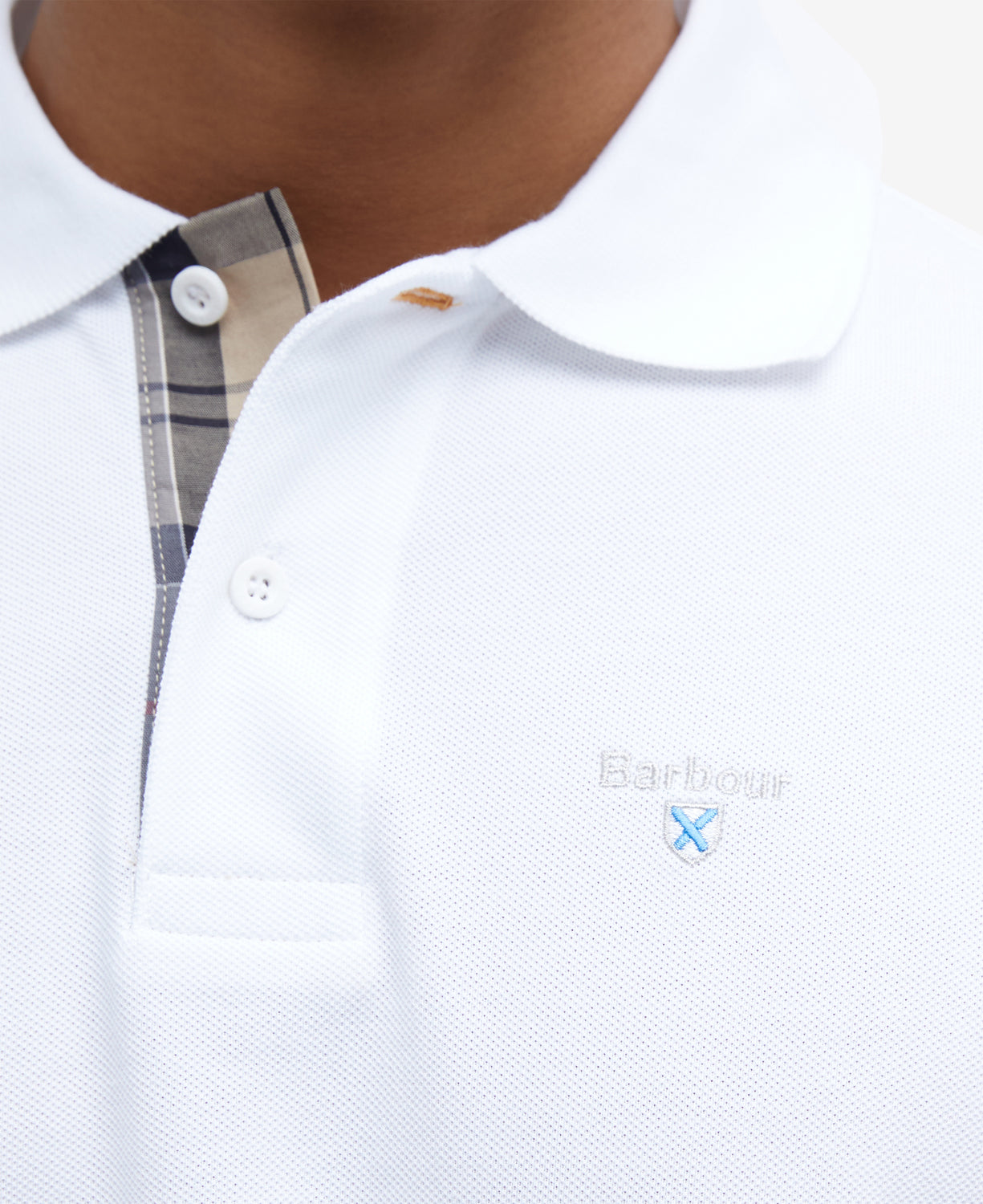 Barbour Tartan Pique Tailored Polo Shirt