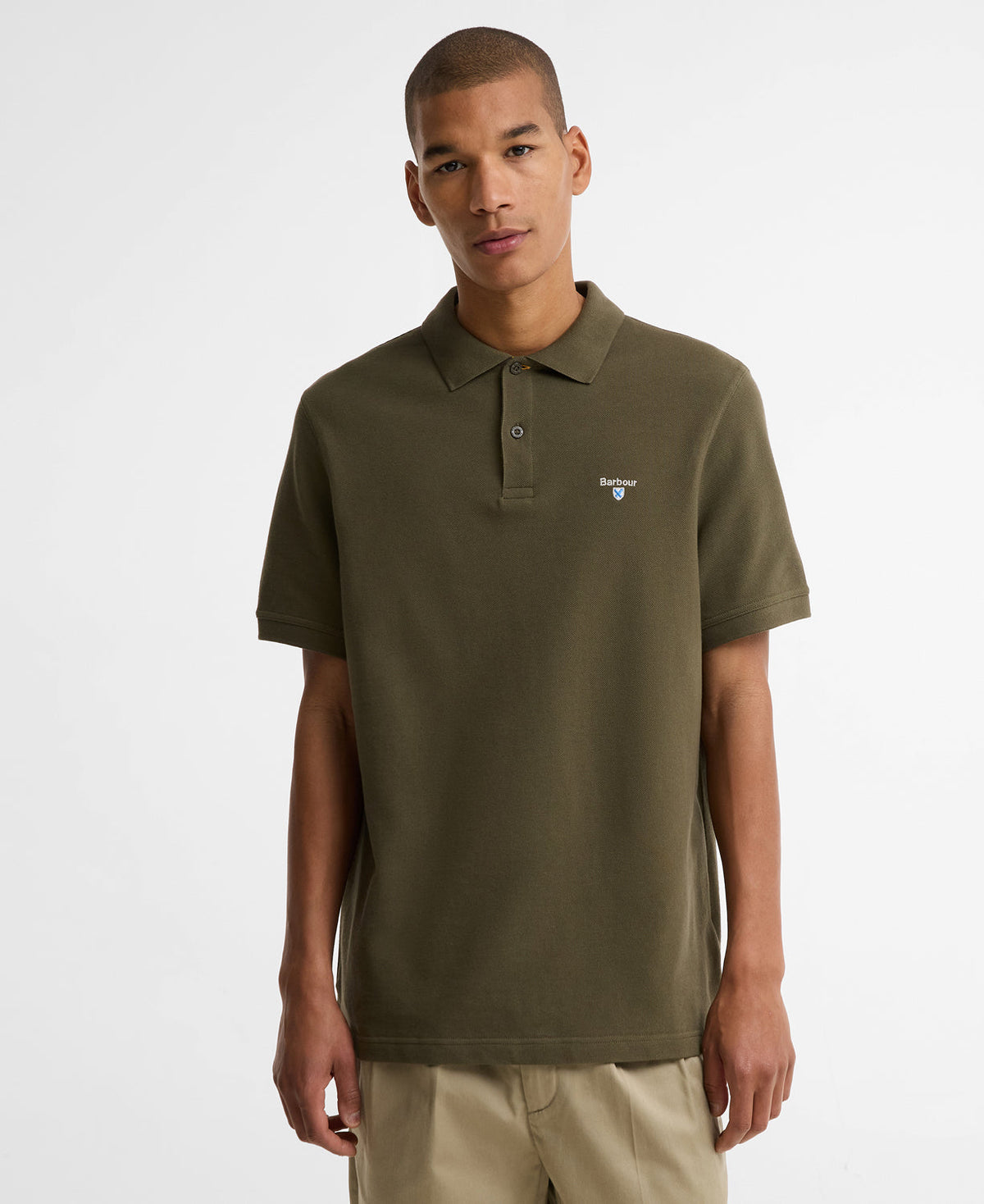 Barbour Tartan Pique Polo Shirt
