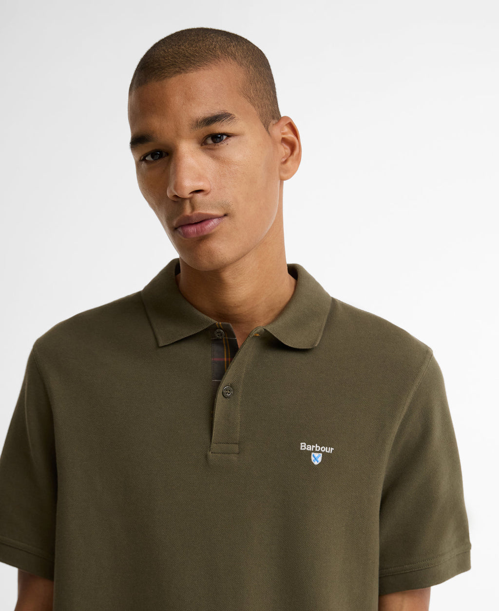 Barbour Tartan Pique Polo Shirt