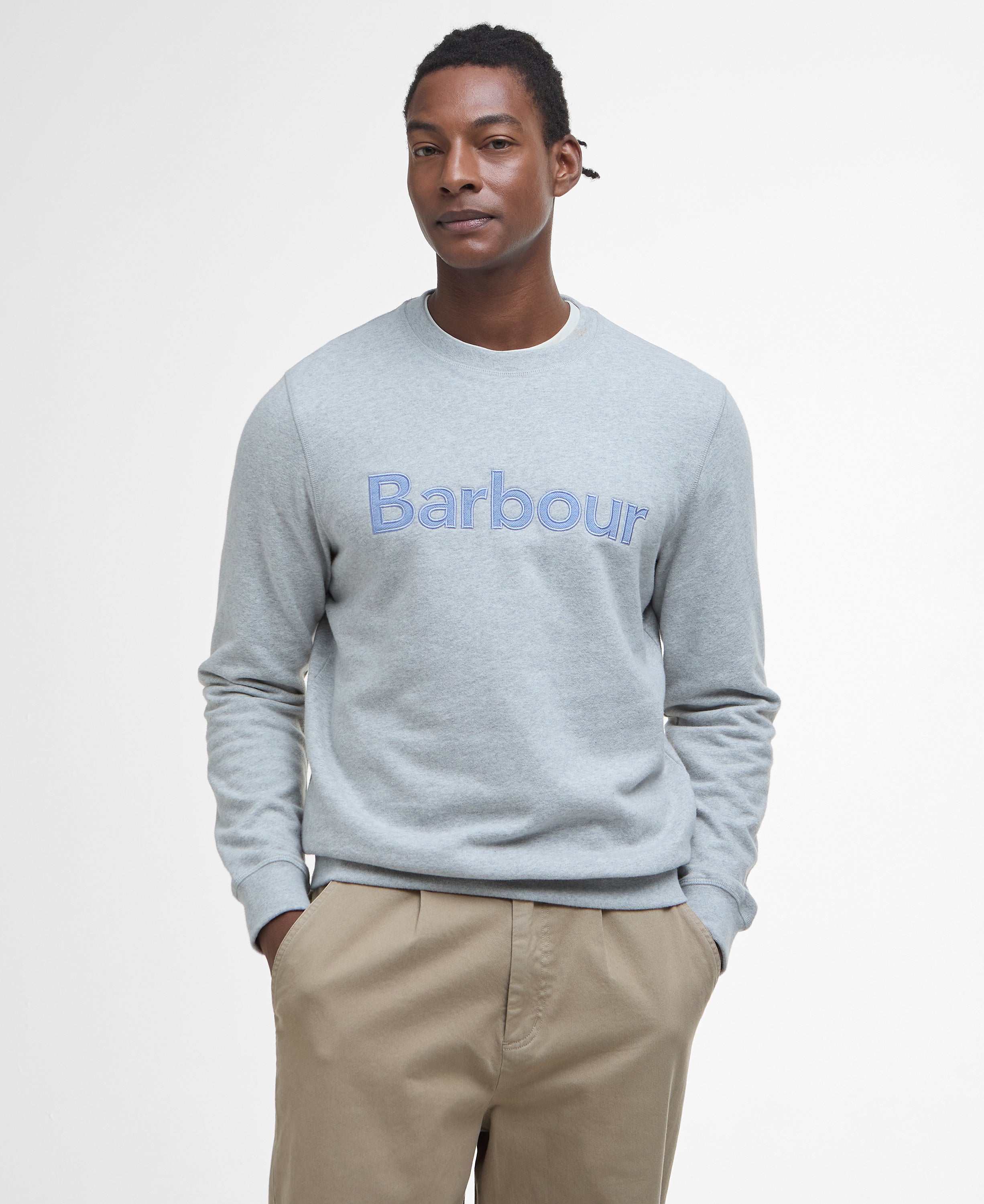 Barbour Pique Applique Crew Sweatshirt