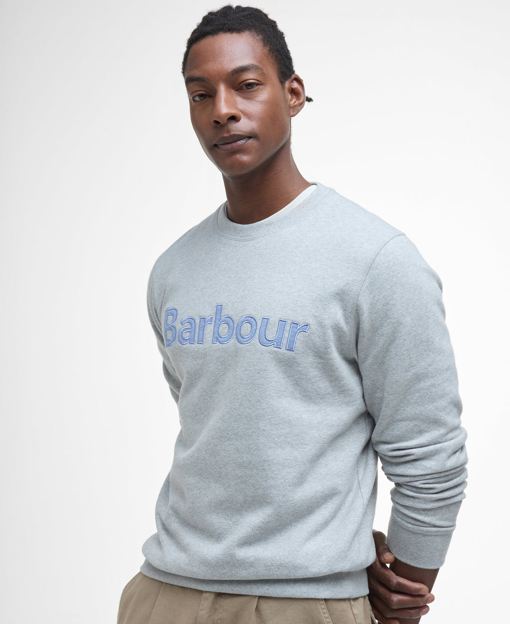 Barbour Pique Applique Crew Sweatshirt