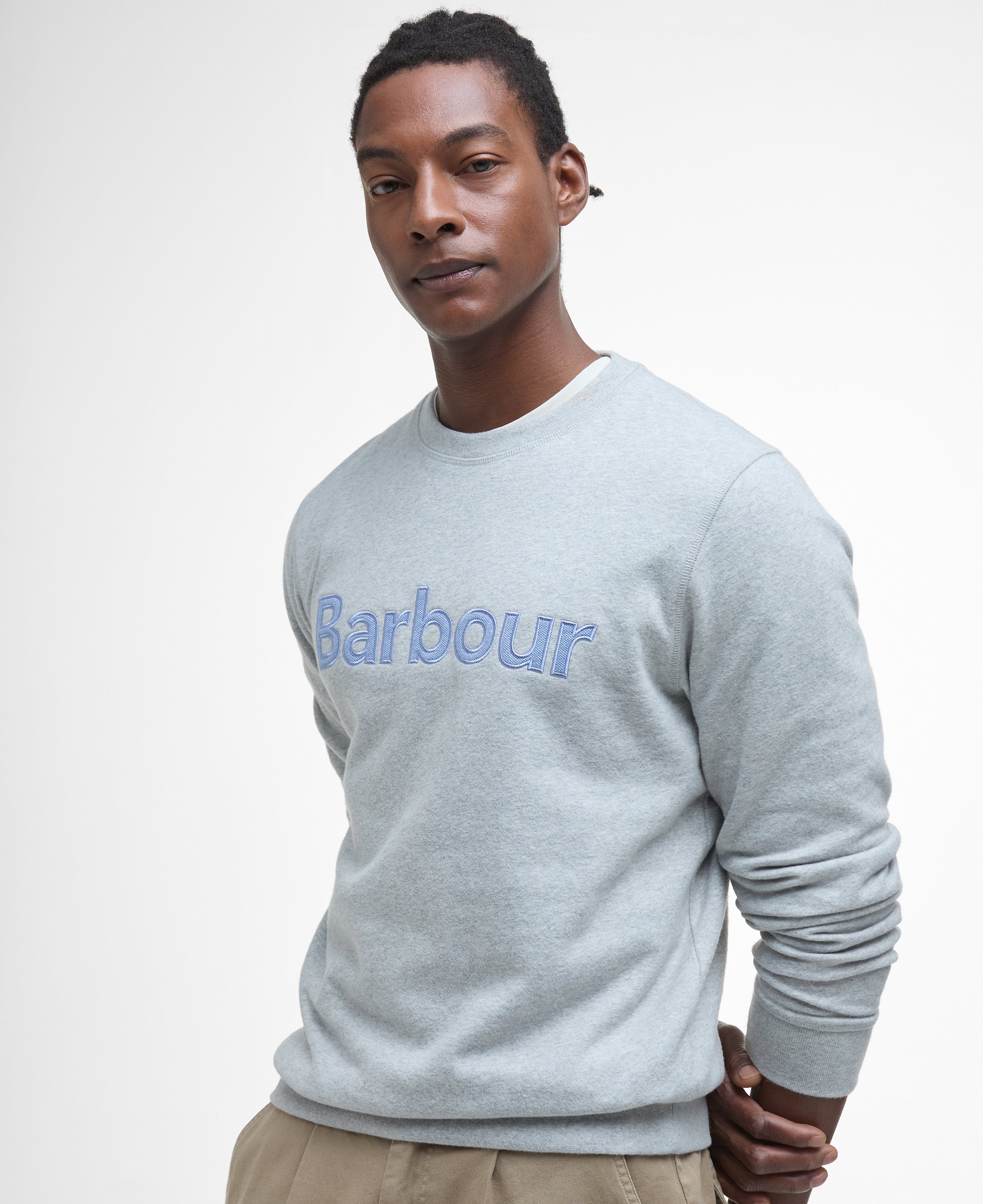 Barbour Pique Applique Crew Sweatshirt