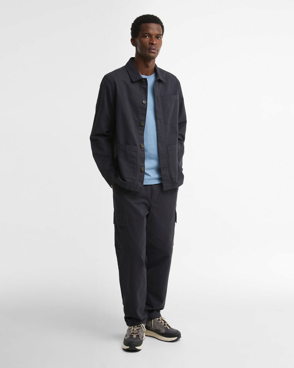 Barbour Tartan Trimmed Washed Overshirt