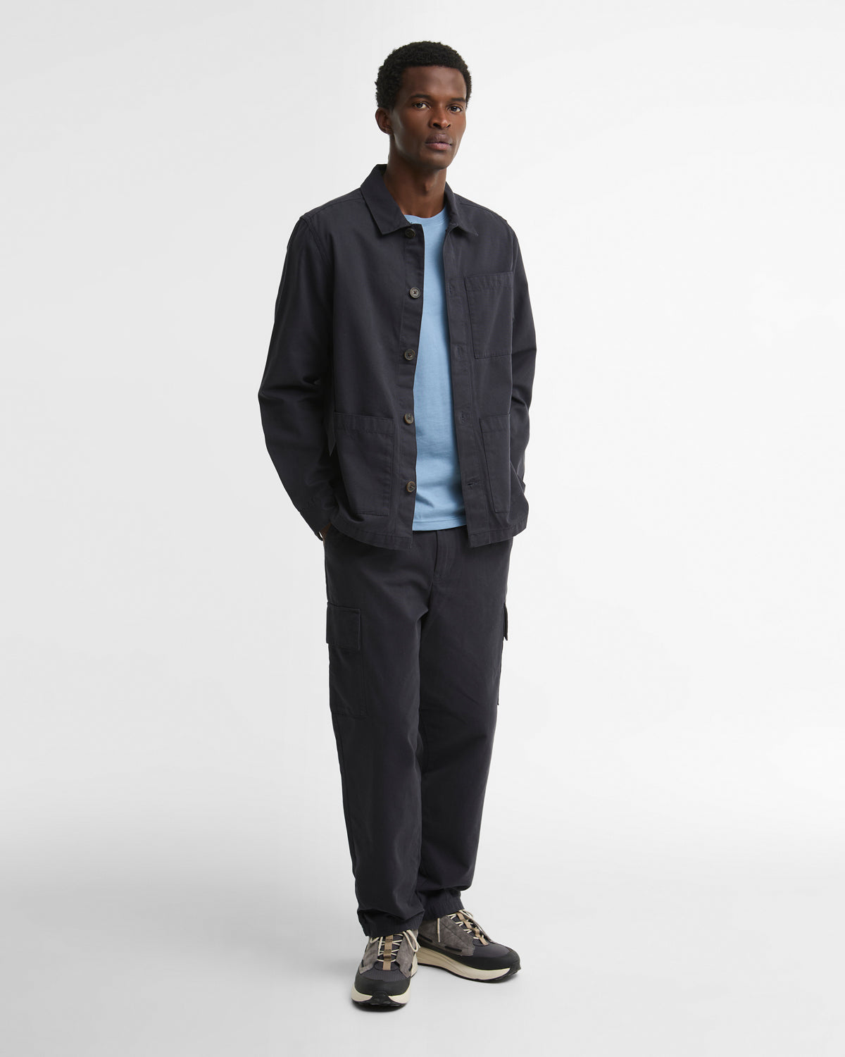 Barbour Tartan Trimmed Washed Overshirt