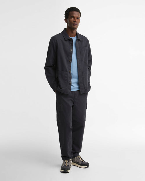 Barbour Tartan Trimmed Washed Overshirt