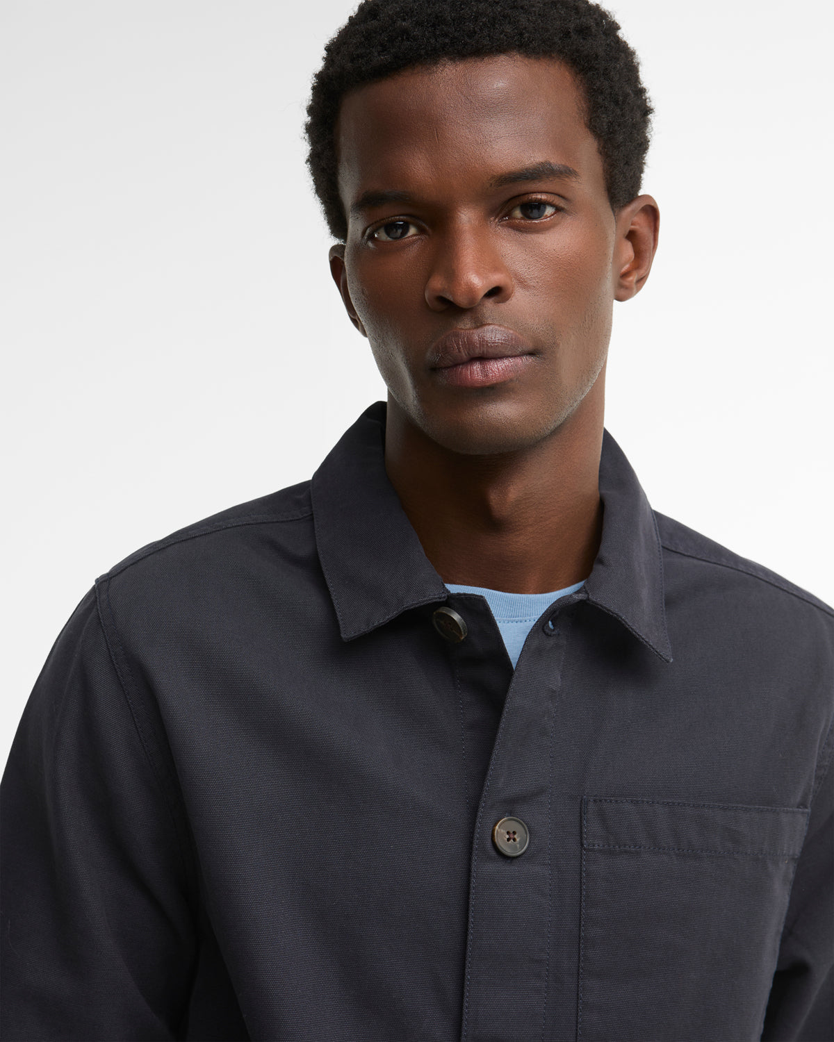Barbour Tartan Trimmed Washed Overshirt