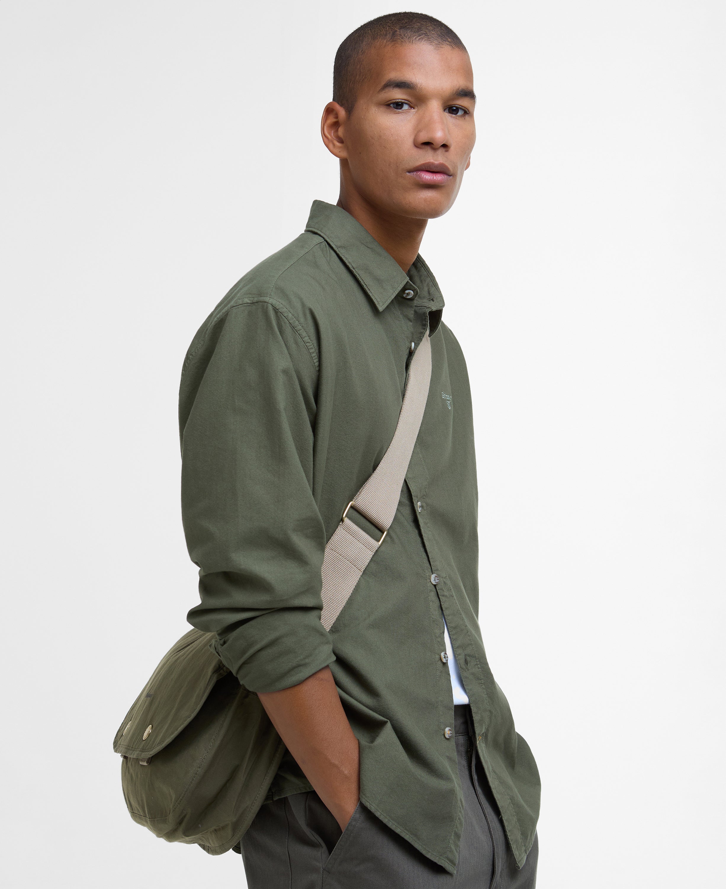 Barbour Garment Dyed Oxtown Relaxed Fit Shirt